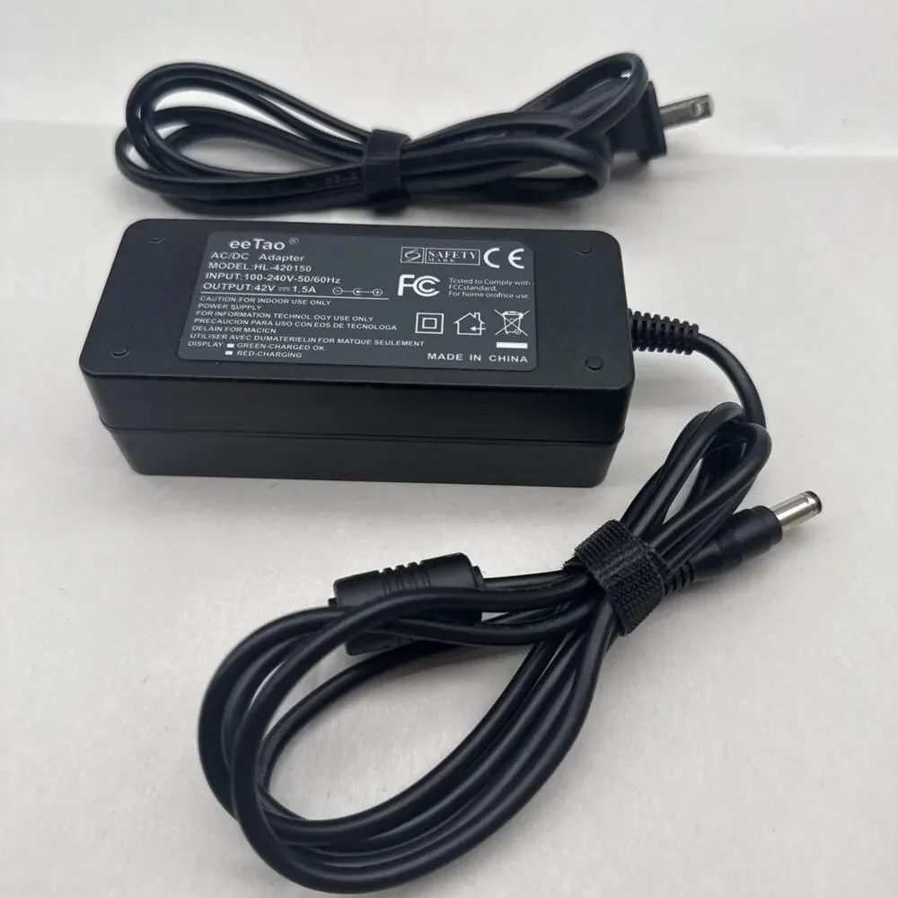 42V AC/DC Adapter Charger HL-420150 Compatible w/Hover-1 36V Highlander, Dynamo